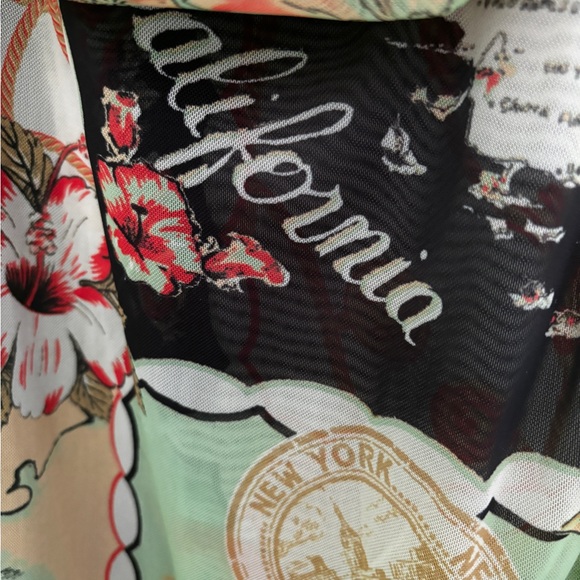 urban outfitters euc sheer/lined city dress - Picture 4 of 8